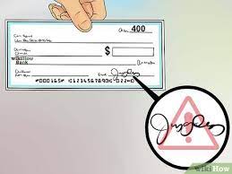How to tell the difference between real and fake checks. How To Spot A Fake Check 14 Steps With Pictures Wikihow
