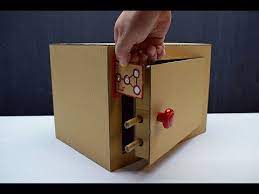 Make a key in minutes by using expired debit or credit bank card or any similar type cards or an empty tic tac mints plastic container we can make emergency spare key for lock, the resulted key can be used up to 10 times because its not metal it will bend so make it in less than 4 mins and keep in your wallet and use i an forgotten or an emergency situation.it is the most usefull and easiest. How To Make Safe With Key Card From Cardboard Youtube
