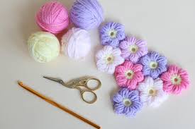 I am not trying to copy or infringe their instructions, just taking their pattern another step further. Puff Flower Free Pattern Bella Coco Crochet