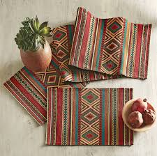 Arizona Sun Table Linens Table Runner And Placemats Crochet Motif Cowboy Decorations