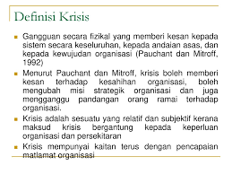 Hakikatnya dunia sudah pun menghadapinya. Pengenalan Pengurusan Krisis Organisasi Kuliah 1 Ppt Download