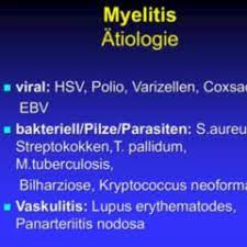 Aufgrund der oft unspezifischen symptome endokriner nebenwirkungen wie müdigkeit, schwächegefühl,. Myelitis Doccheck Flexikon