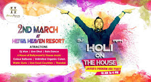 Best bollywood songs 2020 jubin nautiyal romantic hindi songs. Holi On The House At Heiwa Heaven Resort At Heiwa Heaven Resort Book Ticket Online Venuelook