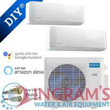 Plus, with the auto, sleep, and timer modes you can customize your system to run to your preferences and keep your hvac. 27k Btu 22 Seer Multi Zone Mrcool Diy 2 Zone Ductless Heat Pump Split System 9 Ebay