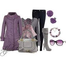 Purple Winter 2013 Outfits For Women By Stylish Eve Clothes For Women Fashion Stylish Eve
