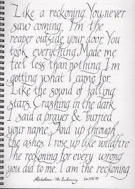 The Reckoning Halestorm Halestorm Rock Music Lyrics Lyrics To Live By