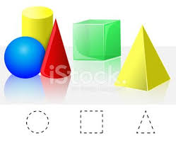 cube pyramid cone cylinder sphere stock vectors and