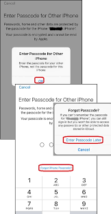 Apple Iphone Transfer Error Same Passcode On New Iphone
