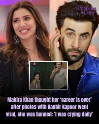 Mahira Khan opened up about the emotional impact of the viral photos of her  smoking with Bollywood actor Ranbir Kapoor, revealing that the incident  took a heavy toll