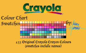 Crayola Crayons 133 Swatches By Suspiria Ru On Deviantart