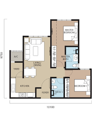 We chose to keep the layouts small and efficient. Aurora Sime Darby Property