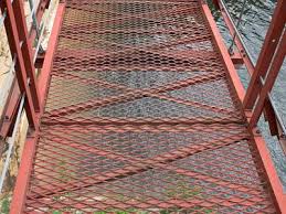 It is easy to work with and very attractive in the. Expanded Metal Walkway Grating Used As Platform And Stair Treads