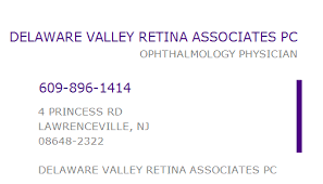 1336193994 Npi Number Delaware Valley Retina Associates Pc Lawrenceville Nj Npi Registry Medical Coding Library Www Hipaaspace Com C 2021