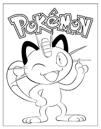 Meowth Pokemon Coloring Sheet Pokemon Coloring Pages Pokemon Coloring Sheets Coloring Pages