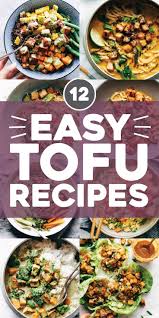 12 Easy Tofu Recipes Pinch Of Yum In 2020 Tofu Recipes Healthy Tofu Recipes Easy Tofu Recipes Vegan