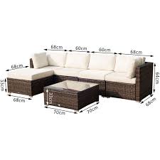 google image result for https cdn manomano com outsunny garden patio rattan furniture 6 pcs wicker weave conser rattan furniture sofa chair conservatory sofa