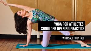 Check spelling or type a new query. 30 Minute Yoga For Athletes Shoulder Opening Yoga Practice With Sage Rountree Youtube