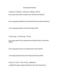 The most secure digital platform to get legally binding, electronically signed documents in just a few seconds. Stoichiometry Lesson Plans Worksheets Lesson Planet