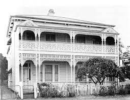 Astrea House At 19 Bank St West End Brisbane Queensland In 1982 A Heritage Listed Duplex Built In 1 Colonial House Exteriors House Veranda Dream House Outside