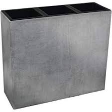 Vivanno Pflanzkubel Raumteiler Trennelement Sichtschutz Elemento Aus Fiberglas Beton Design Grau Fiberglas Raumteiler Pflanzkubel