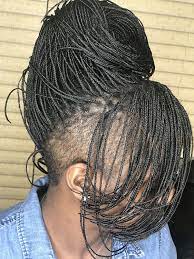 Tresses Braids With Shaved Sides Shaved Hair Designs Bob Braids