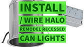 It gives you control over your smart thermostat, lights, locks and more in. Recessed Lighting Halo Led Full Install Youtube