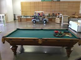 Antique Brunswick Balke Collender Co Pool Table Sold 900 Estate Auction Auction Billiard Table