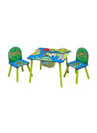 Teenage mutant ninja turtles 2 the arcade game / черепашки мутанты ниндзя 2 аркадная игра. Delta Children 3 Piece Ninja Turtles Printed Table And Chair Set Green Blue Dubaistore Com Dubai