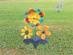 Metal flower yard garden art hand painted flower yard stake wild via pinterest.co.uk. Buy Hand Crafted Metal Art Garden Decor Flower Sculpture Made To Order From Metal Art At Recycled Salvage Design Custommade Com