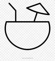 Beautiful coconut trees coloring pages offer an escape to a world of inspiration and artistic fulfillment. Coconut Drink Coloring Page Line Art Free Transparent Png Clipart Images Download