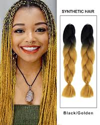 Dreadlock hairstyles braided hairstyles braided locs havana braids outre hair hair express human braiding hair synthetic dreads hair extensions best. 24 X Pression Braiding Hair Ombre Crochet Jumbo Box Braids Synthetic Hair Extensions Xmky Jumbo11 29 99