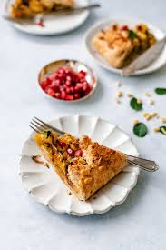 Halloumi Crusted Delicata Squash Galette Baked Ambrosia Recipe Savory Pumpkin Recipes Tartlets Recipe Delicata Squash