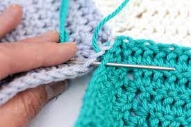 How To Join Crochet Hexagons With An Invisible Seam Crochet Hexagon Granny Square Crochet Pattern Crochet Techniques