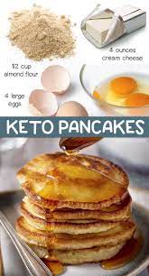 Ingredient Pancakes Quick Best Keto Easy The 3the Best 3 Ingredient Keto Pancakes Keto Recipes Easy Low Carb Breakfast Easy Low Carb Breakfast Recipes