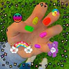 *press sample aaand next up i have {blammo blue} which is the absolutely necessary neon blue linear holographic polish in the. Hippie Nails Really Cute Nails Nails