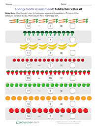 There are a number of cute images on the worksheets so kids can have fun and enjoy learning at the same time. Kindergarten Subtraction Worksheets Free Printables Education Com