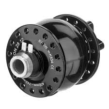 Achetez Son Dynamo Moyeu 28 Pour Axe Traversant 12mm A 6 Trous Disque De Frein Velo De Route Velo