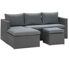 We've got lots of garden tables, chairs and bistro sets to suit your space and style. Buy Argos Home Rattan Effect Reversible Mini Corner Sofa Garden Chairs And Sun Loungers Argos Grey Corner Sofa Corner Sofa Garden Sofa