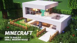 How to build a small modern house tutorial (#18)in this minecraft build tutorial i show you how to make a small modern house with a very spacious. Minecraft Small Modern House Tutorial How To Build In Minecraft 78 Youtube