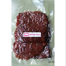 Dendeng adalah contoh makanan yang diawetkan. Dendeng Babi Panggang Titiles Shopee Indonesia