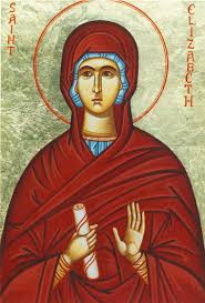 Icon Of St Elizabeth Mother Of St John The Baptist Cs843 Saint Elizabeth John The Baptist Elizabeth