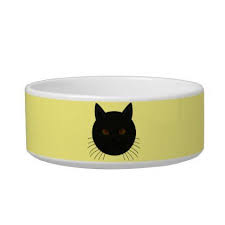 Yellow Cat Food Or Water Bowl Zazzle Com Yellow Cat Cat Food Cat Face