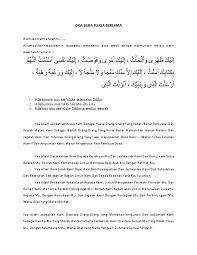 Nabi muhammad saw bersabda yang bermaksud Doc Doa Buka Puasa Bersama Risaluddin Abu Muhammad Academia Edu