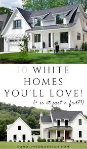 Pair this color with beiges, yellows, or soft oranges for a luxurious and cozy look in living rooms, entryways, and dens. 10 White Home Exterior Ideas You Ll Swoon Over Caroline On Design