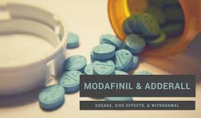 modafinil vs adderall dosage side