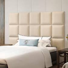 One way to up the coziness factor of your bed and make a visual statement in your room is to add an upholstered headboard. 2pcs Padded Headboard Wall Panels Self Adhesive Anti Collision Safety Headboard 3d Wall Sticker Decorations Bedroom Background Aliexpress