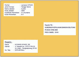 Hal, adalah pemberitahuan atas isi dari surat tersebut. Contoh Penulisan Alamat Surat Yang Benar