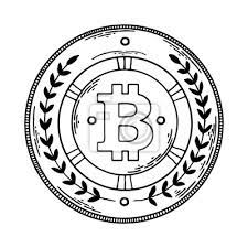 Bitcoin Geld Gravur Vektor-Illustration Fototapete • Fototapeten Erfunden,  Ätzen, Von Hand Hergestellt | Myloview.de