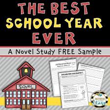This Is A 6 Page Free Sample Of My Common Core Aligned Literature Unit For The Best School Year Ever By Barbara Rob Novel Studies School Fun Novel Study Units