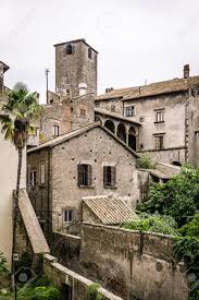 The entrance to the old quarter of the city is through ancient gates that were built centuries ago. Medieval Houses In Viterbo Italy Stock Photo Picture And Royalty Free Image Image 108705401